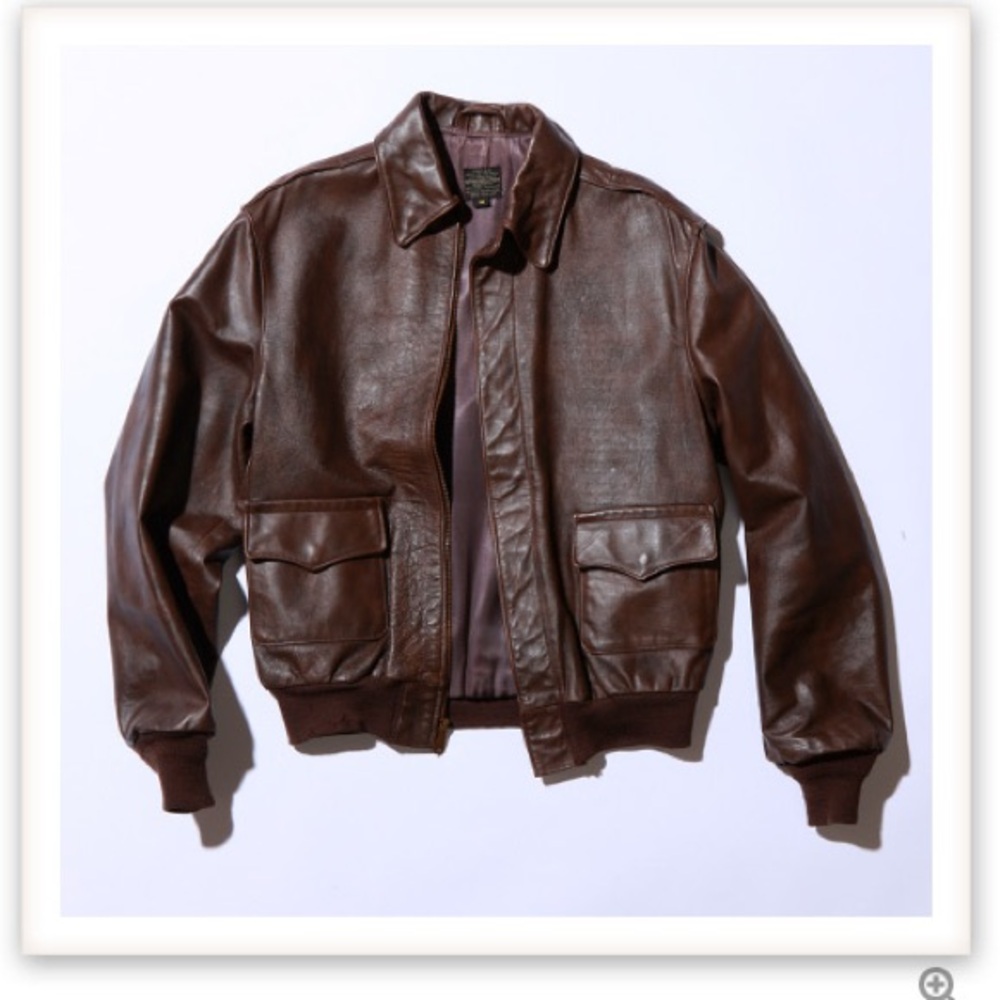 WILLIS & GEIGER— VINTAGE THE U.S. ARMY AIR CORPS A-2 FLIGHT JACKET